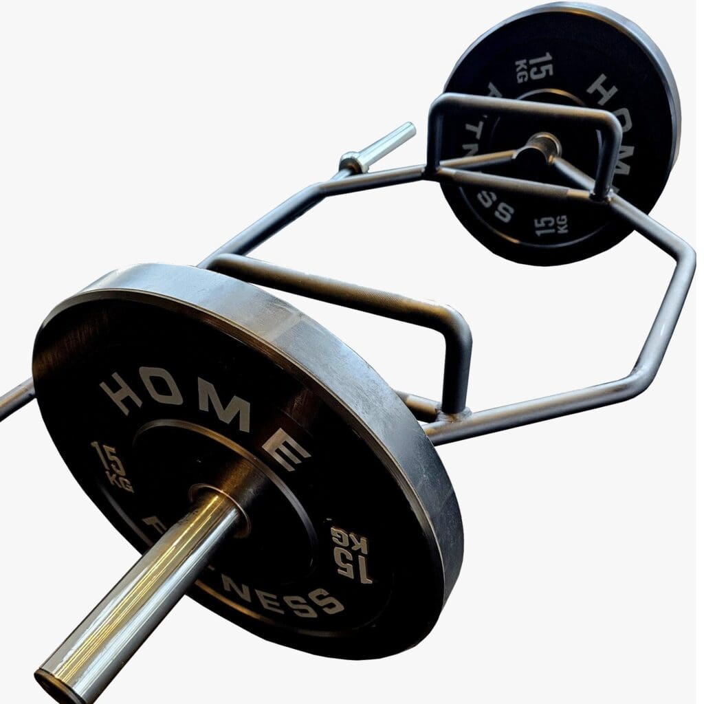 Home-Fitness-Vaegtskiver_Bumper-Plates-5-25-kg-OL-stang-Trap-bar-3