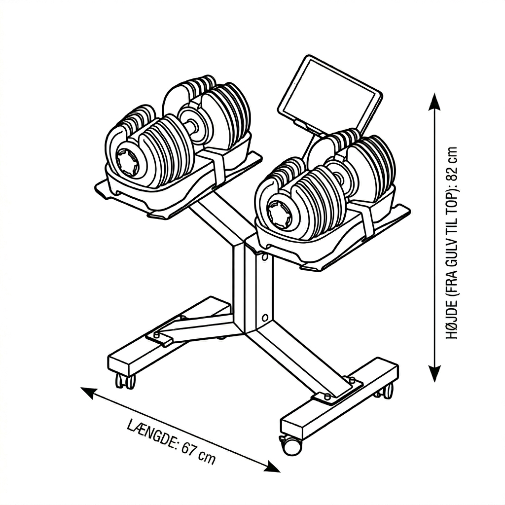 Justerbar dumbbell