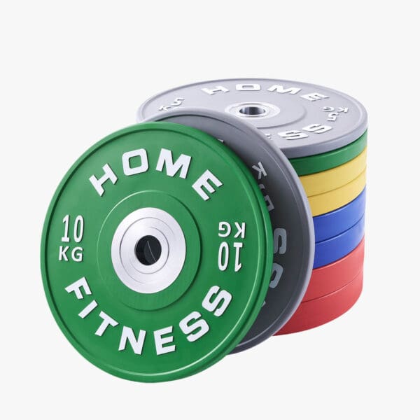 Vægtskiver/Bumper Plates (5-25 kg) - Farvede vægtskiver