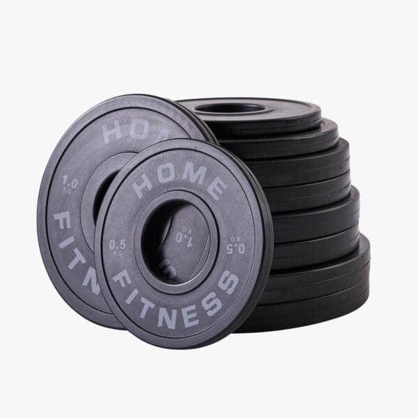 Små vægtskiver (fra 0,5 kg til 2,5 kg) - Sorte vægtskiver